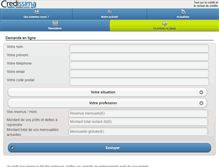 Tablet Screenshot of credit-ssima.fr